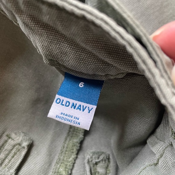 Old Navy High-Waisted Straight Canvas Workwear Pants - Picture 3 of 4